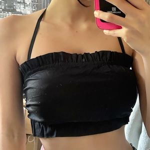 KanCan Jeans strapless Black Tube Top  Size S